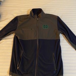Notre Dame Zip Up Sweatshirt